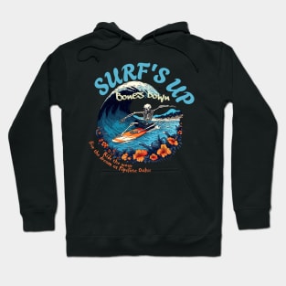 Pipeline Hawaii skull surf 8201 Hoodie